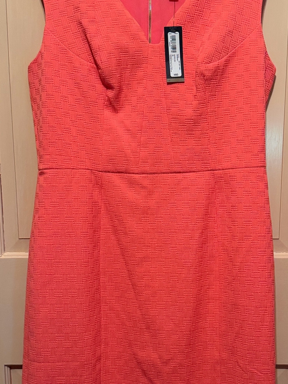 Worthington Coral V-Neck Sheath Dress